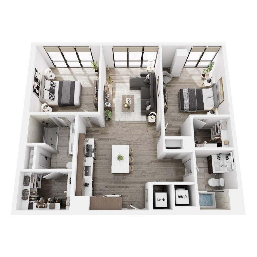 B2 floor plan