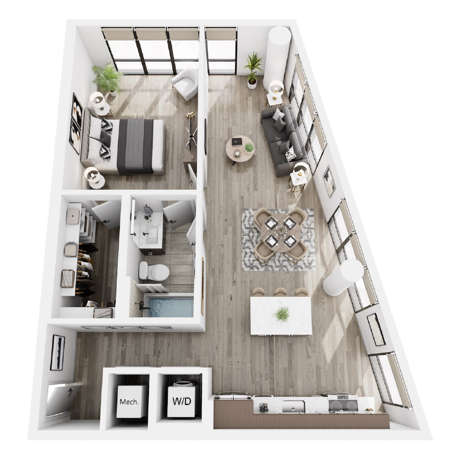 A1 floor plan