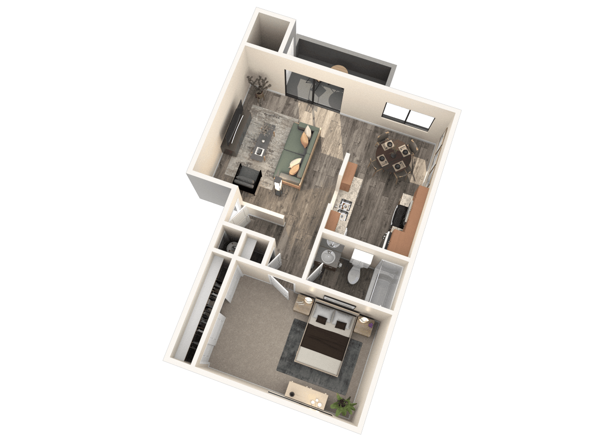 Plan A floor plan