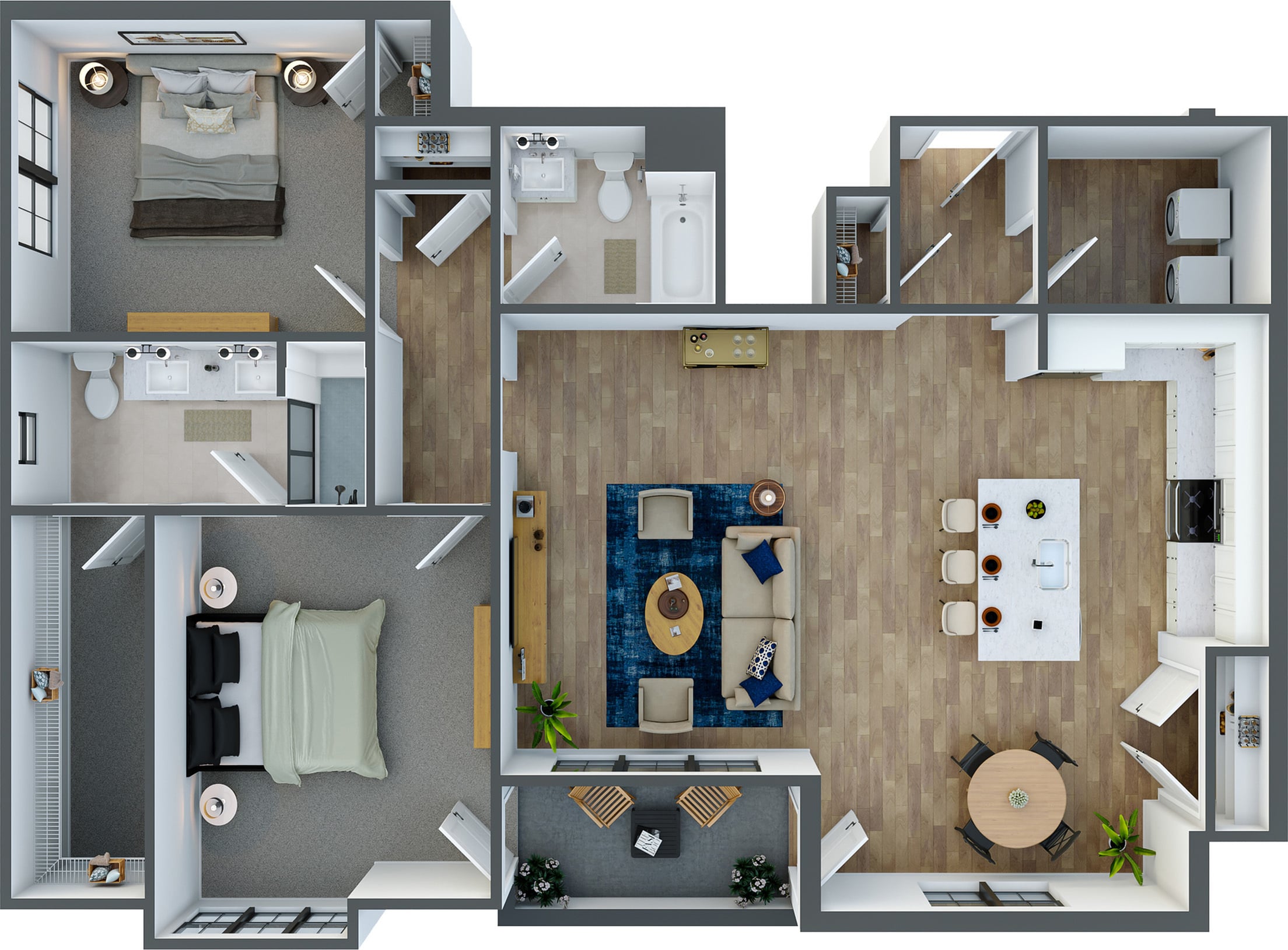 Manor D floor plan