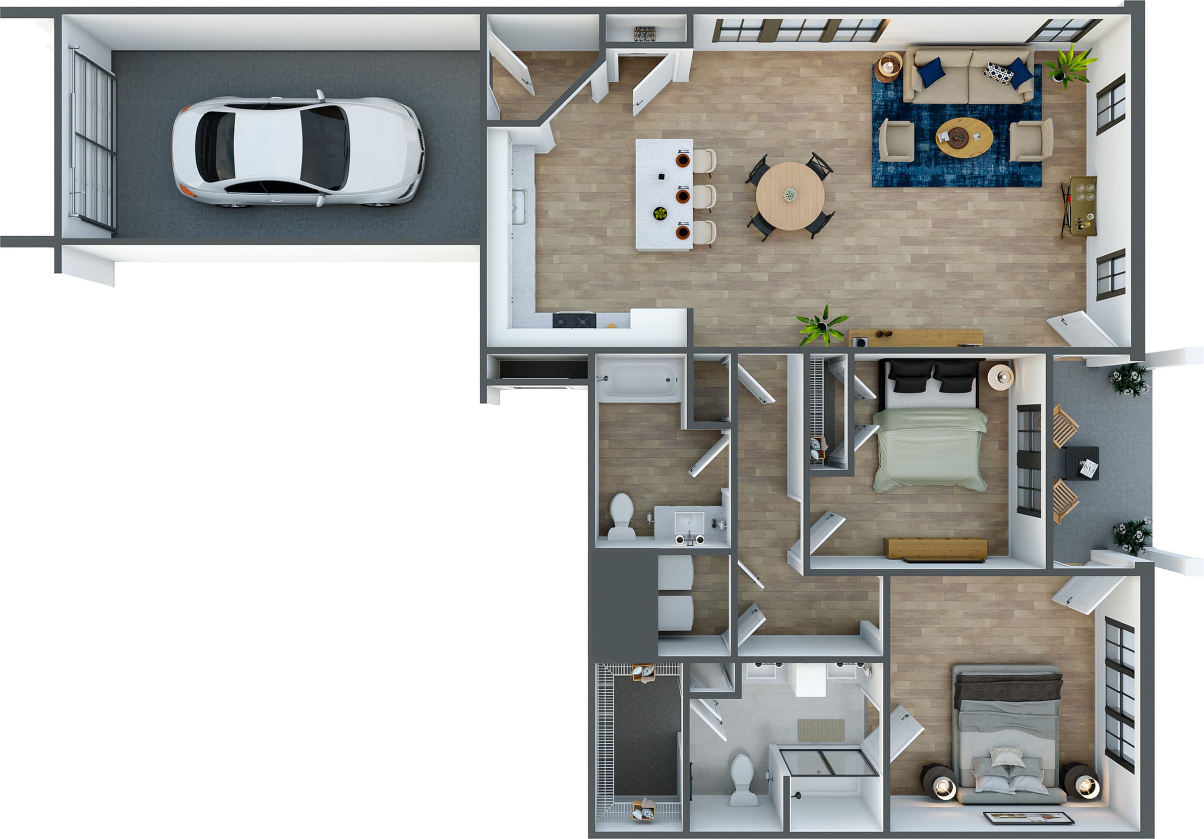 Manor A floor plan