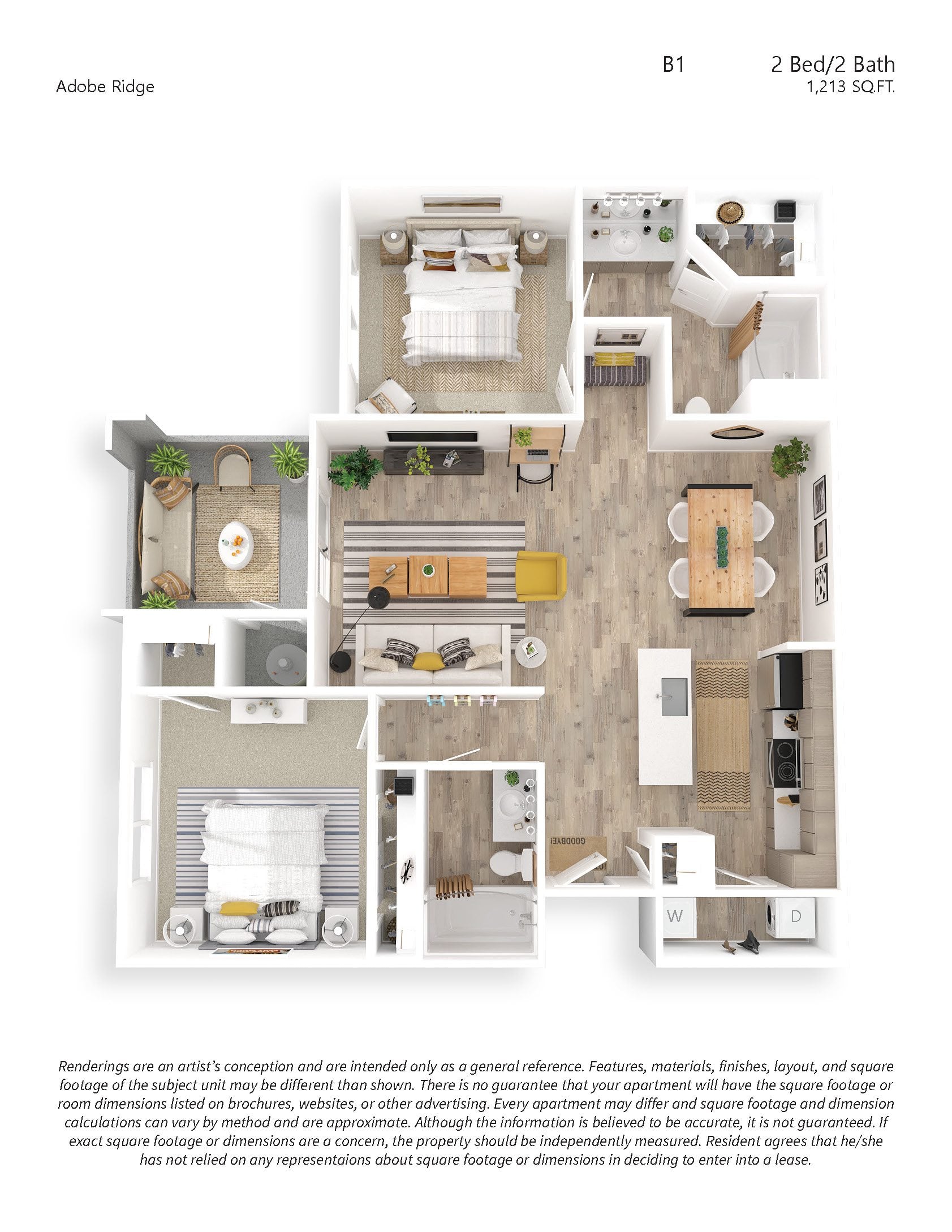 B1 2x2 floor plan