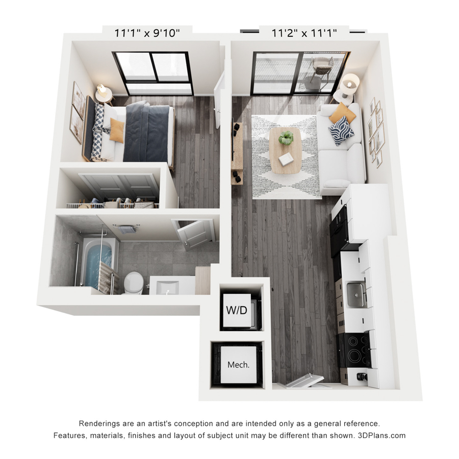A6 floor plan