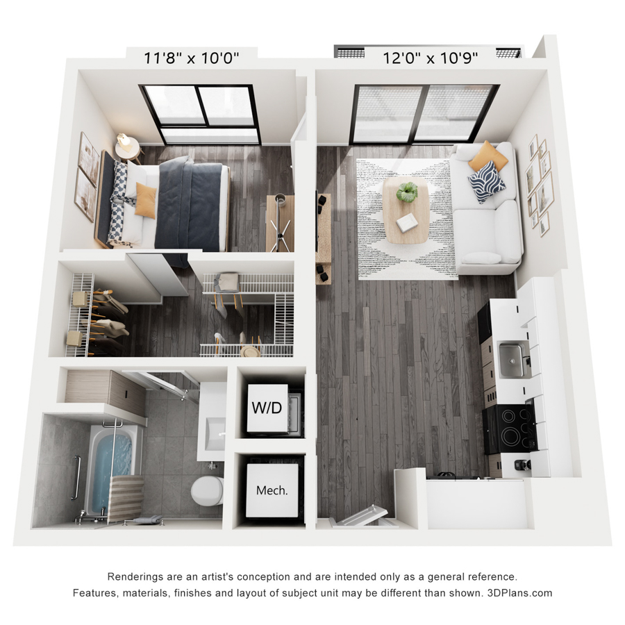 A2 floor plan
