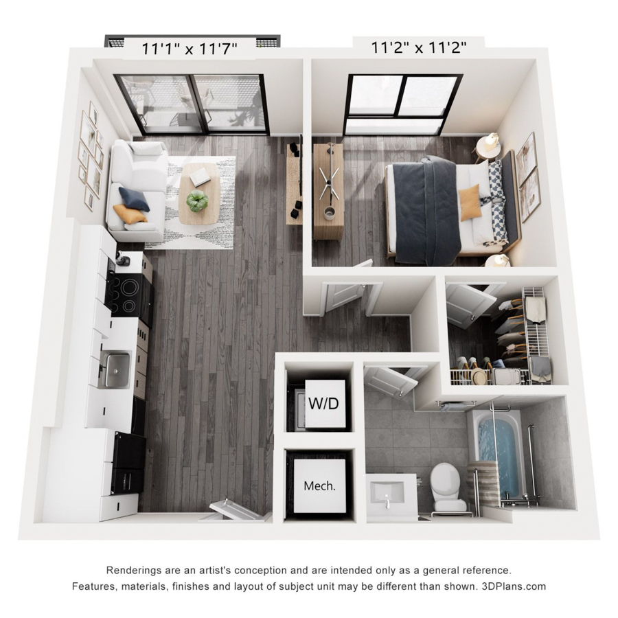 A3w floor plan