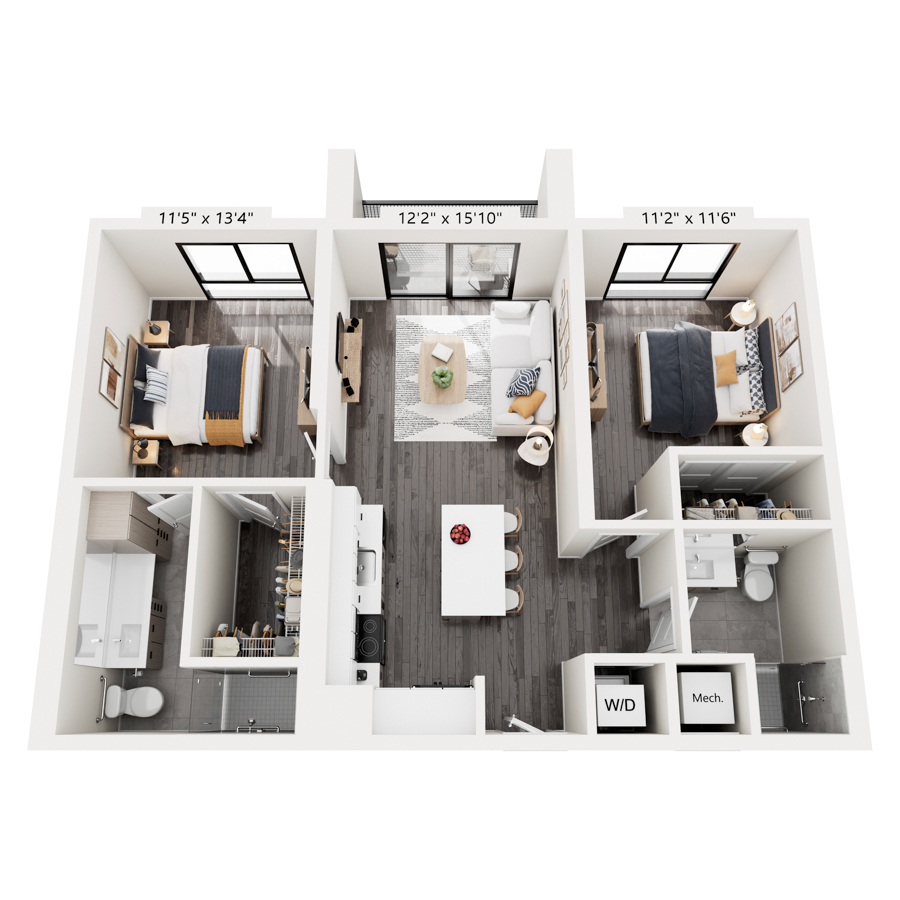B2 floor plan