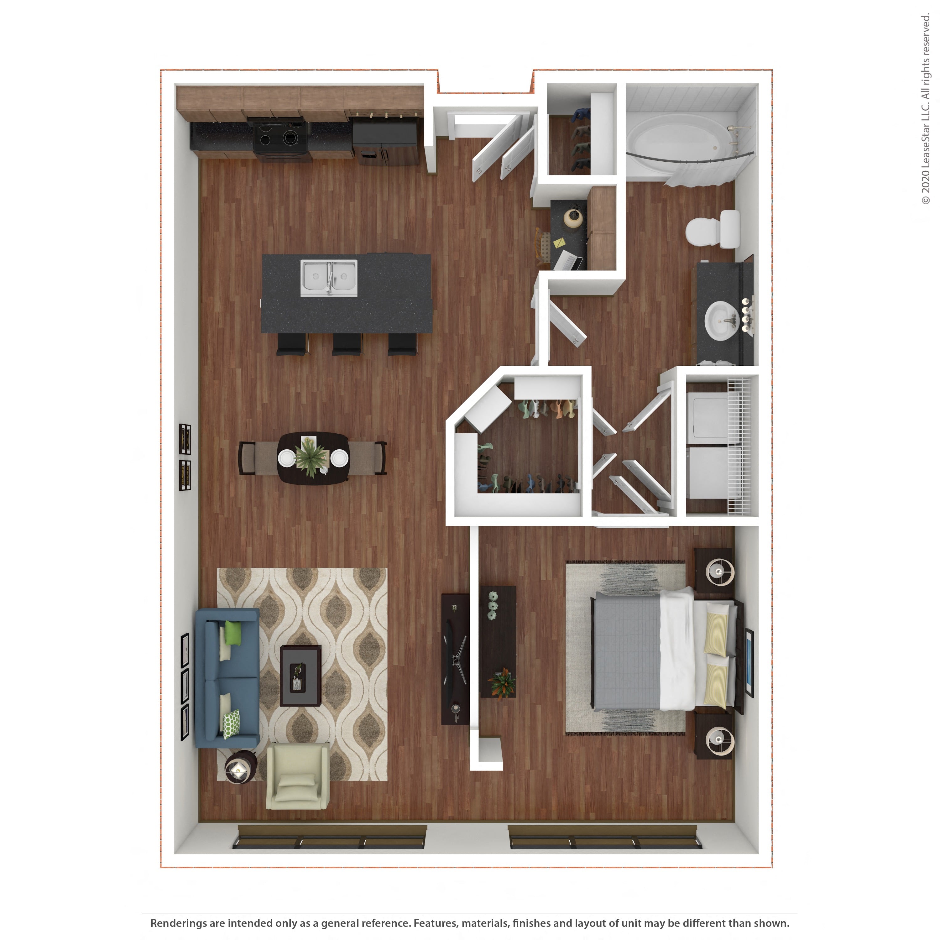 A1 - Affordable 1 floor plan
