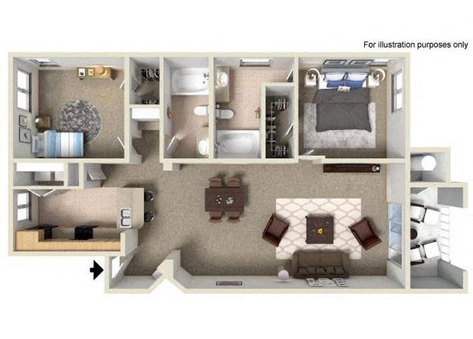 C floor plan
