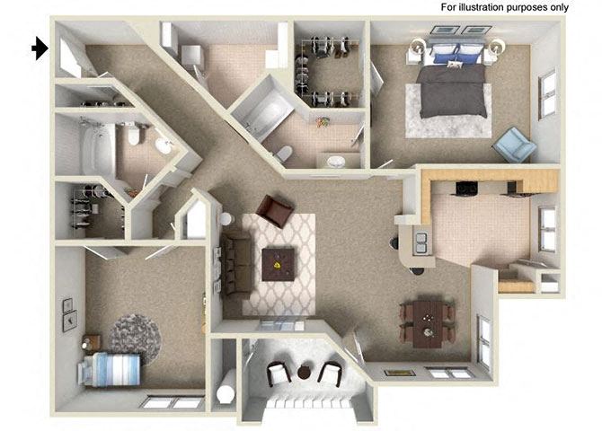 F floor plan
