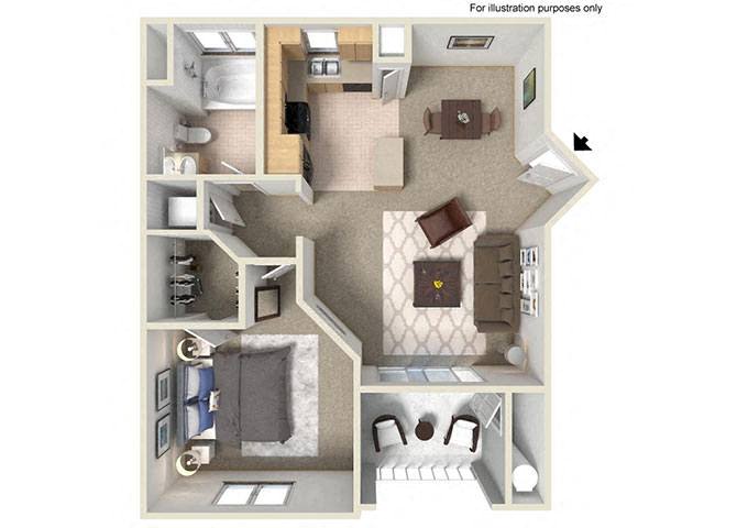 A floor plan