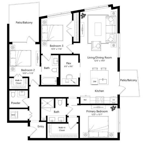 C2 floor plan