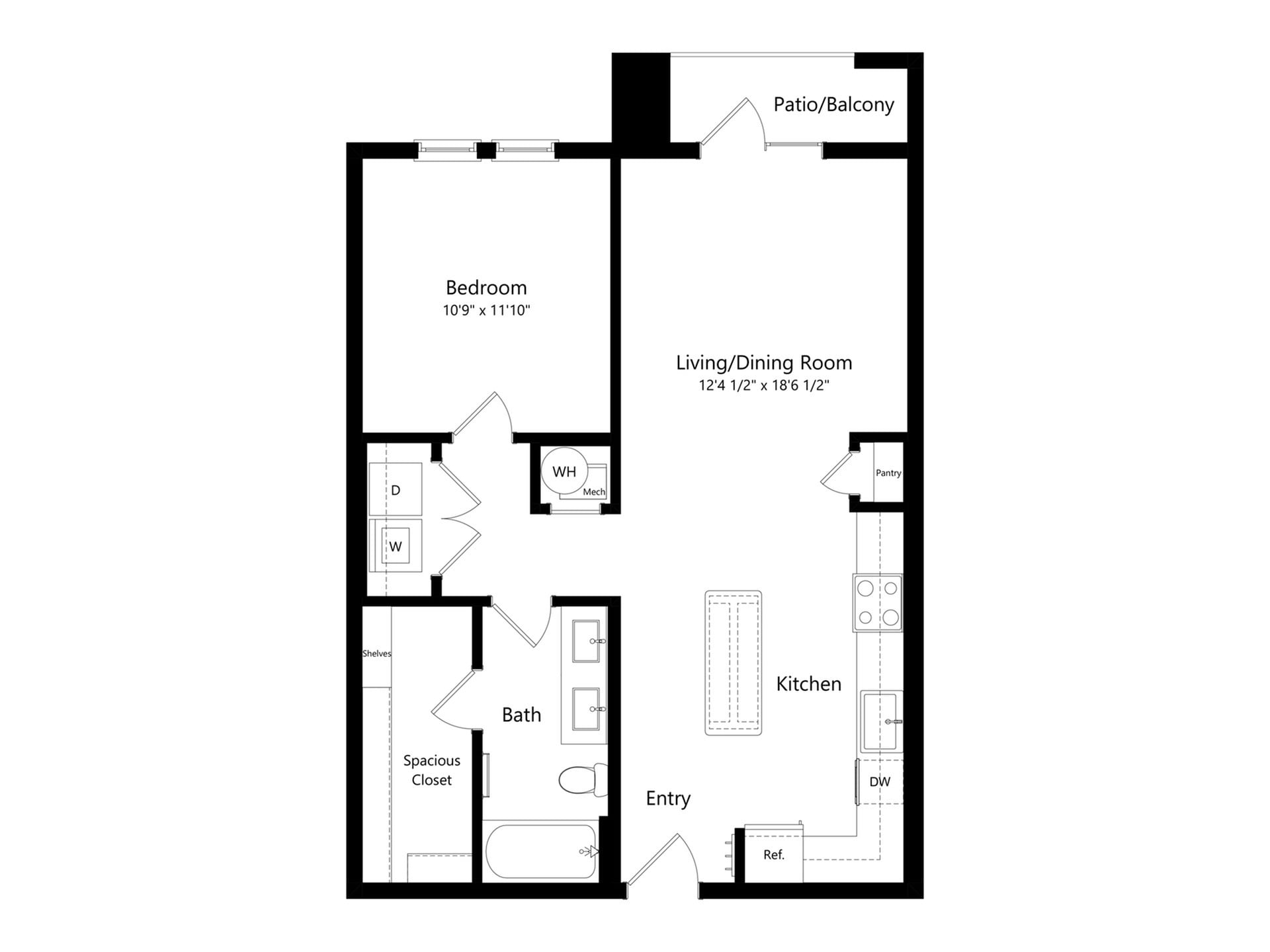 A1B floor plan