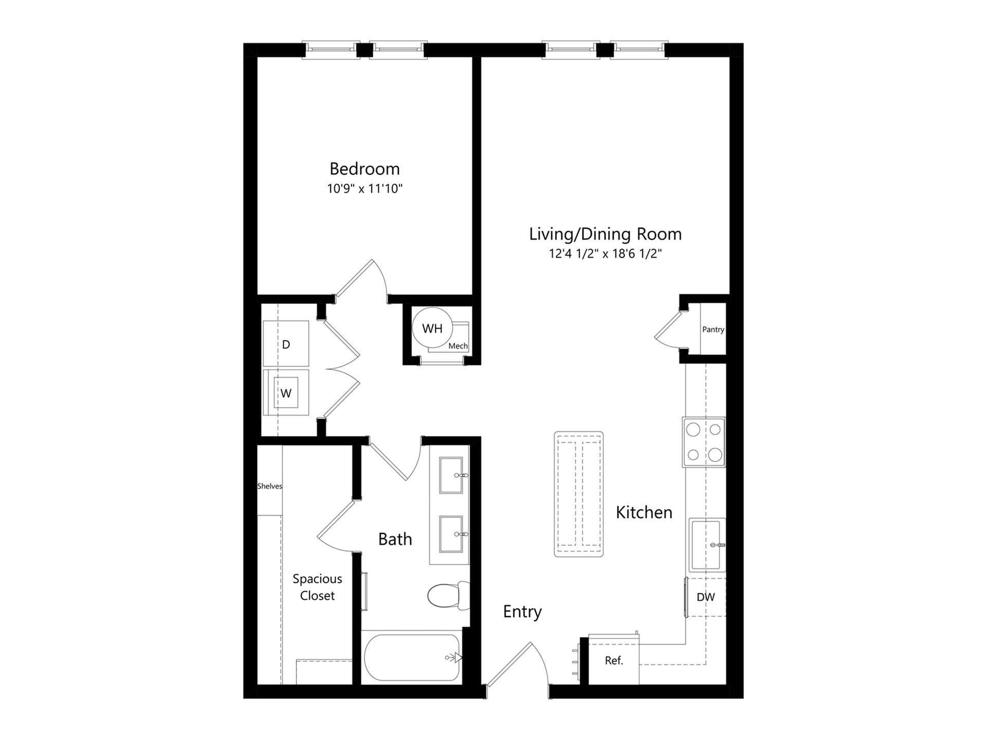 A1 floor plan