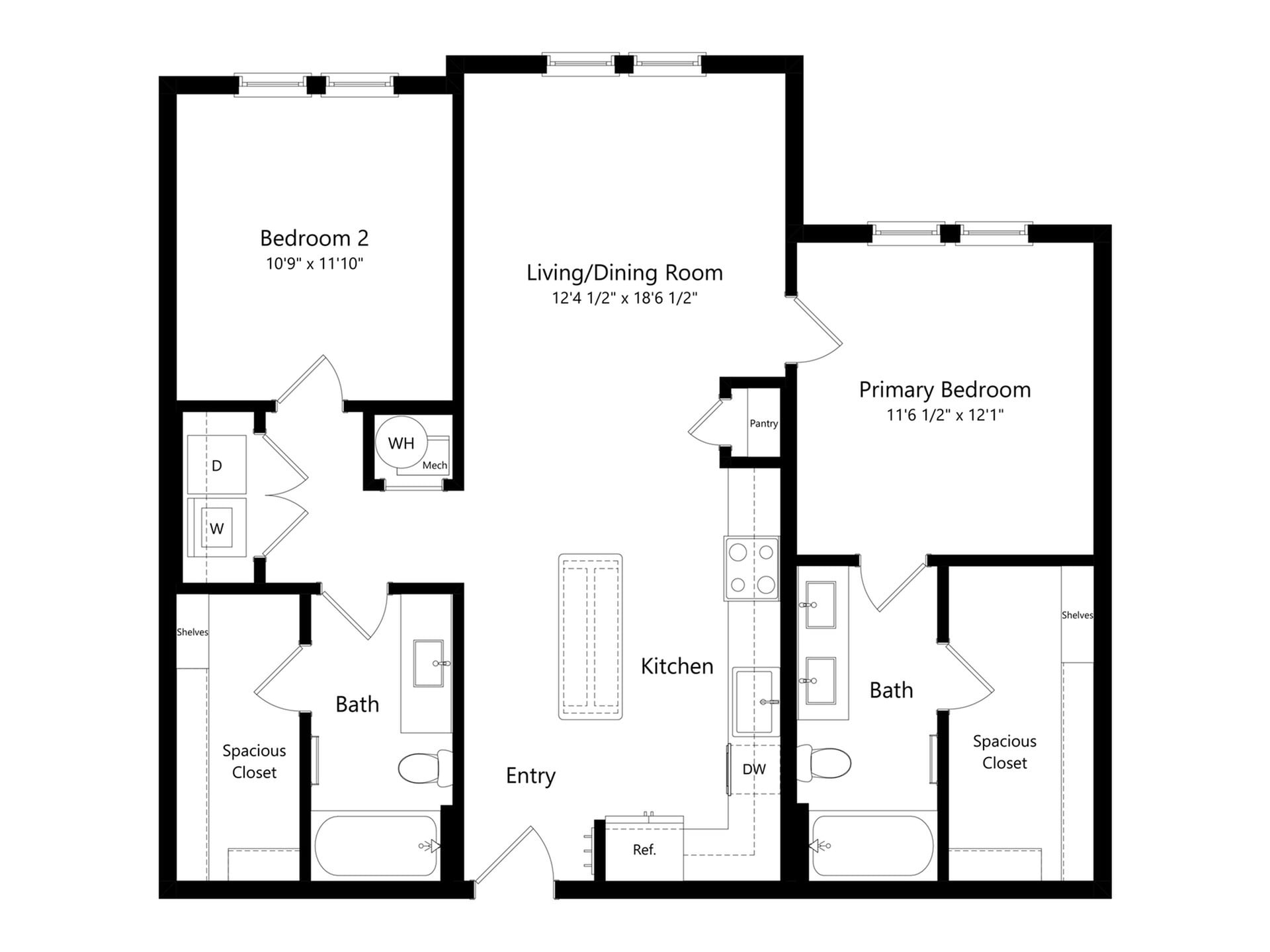 B1HC floor plan