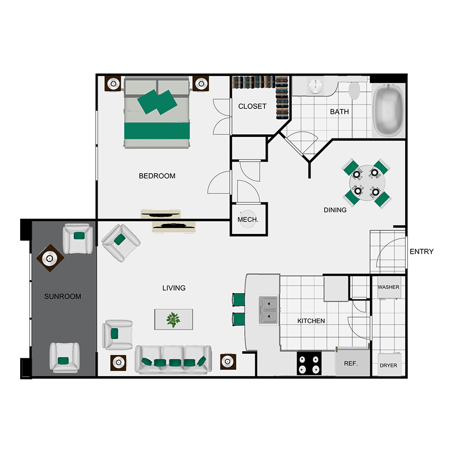 A6 floor plan