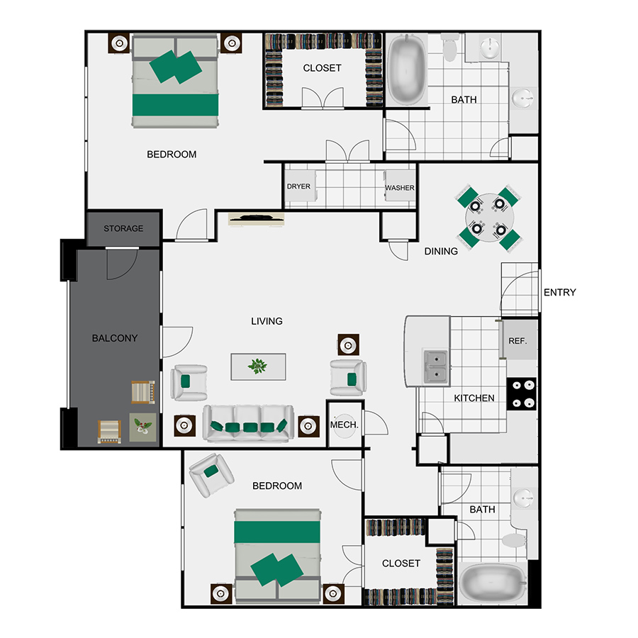 B4 floor plan
