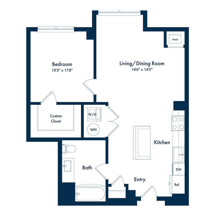 A2 floor plan