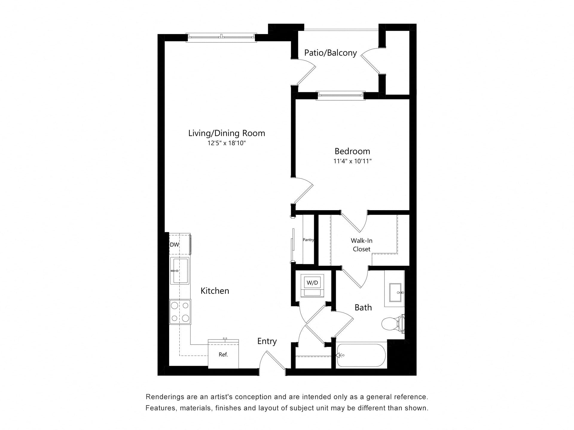 A1 floor plan