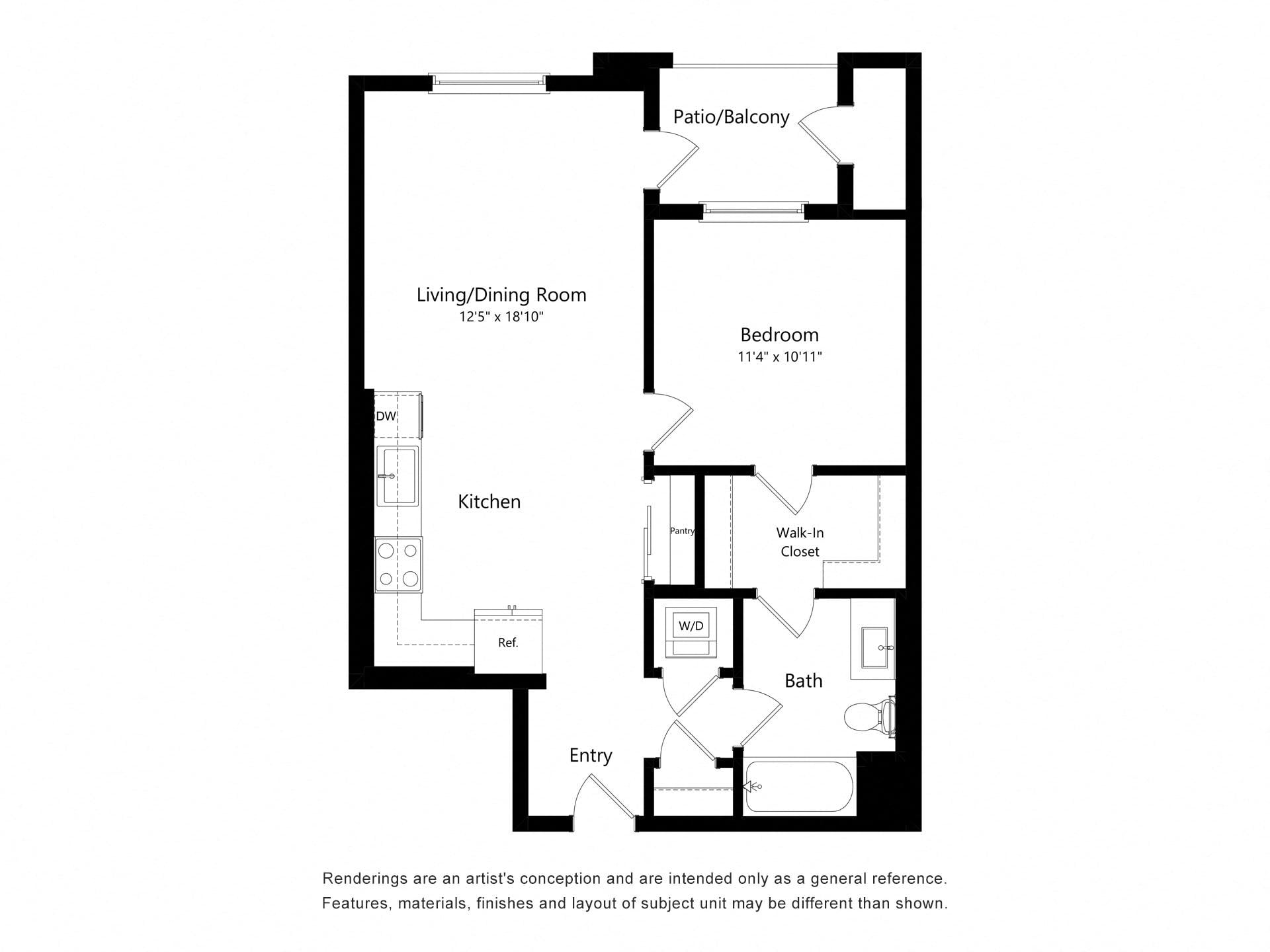 A1.1 floor plan