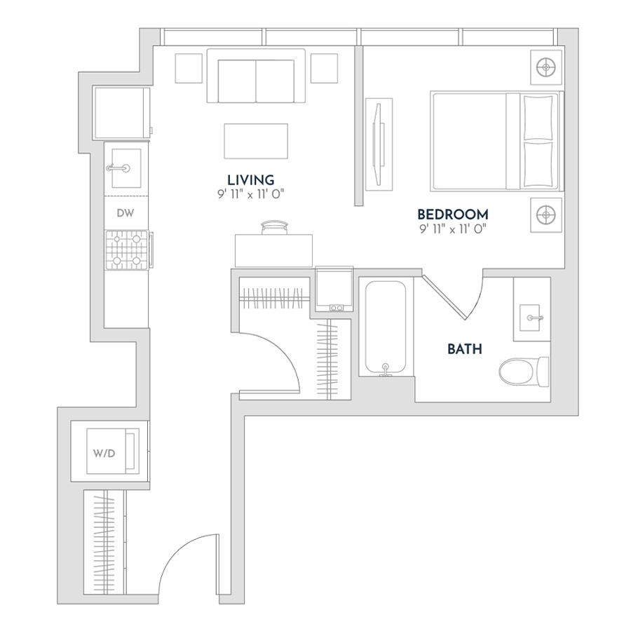 Unit 901 floor plan