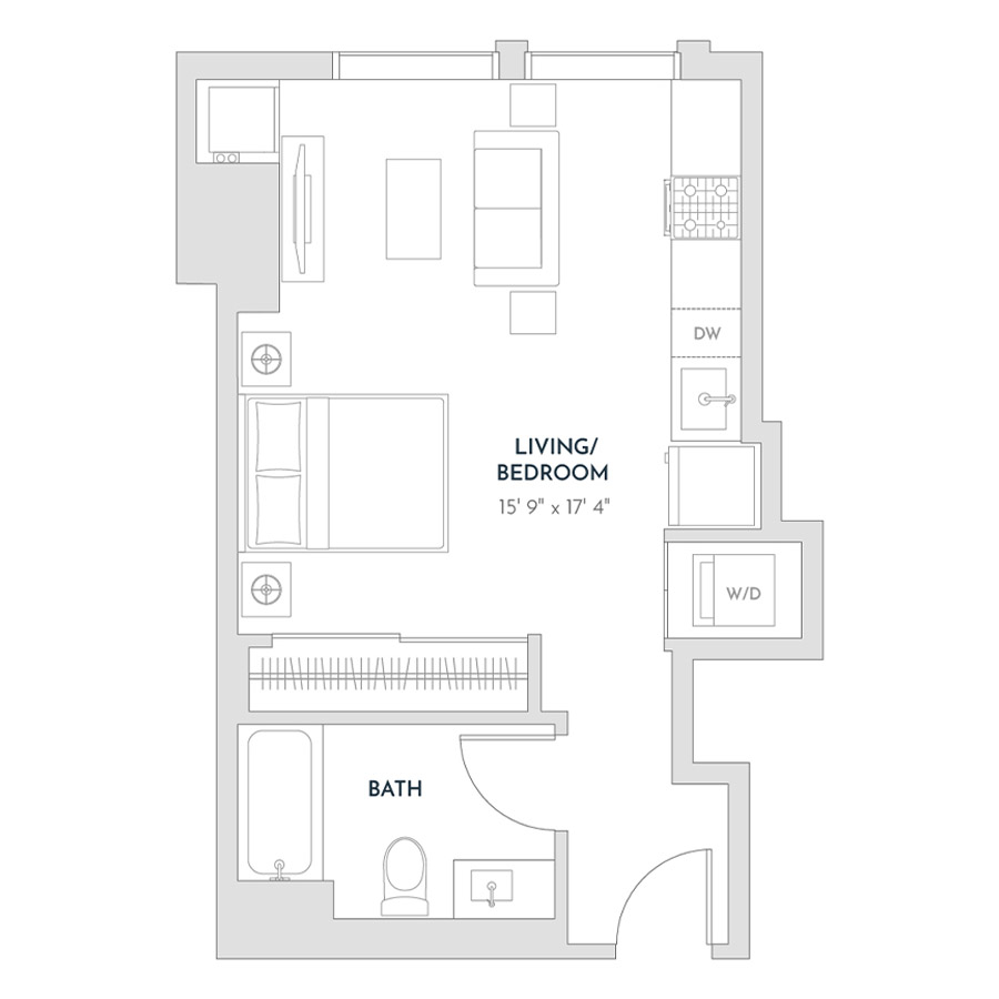 Unit 1303 floor plan