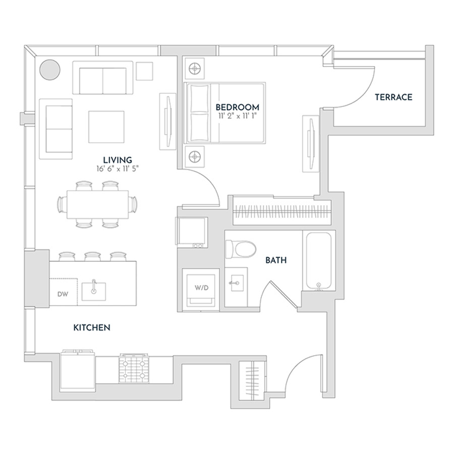 Unit 1005 floor plan