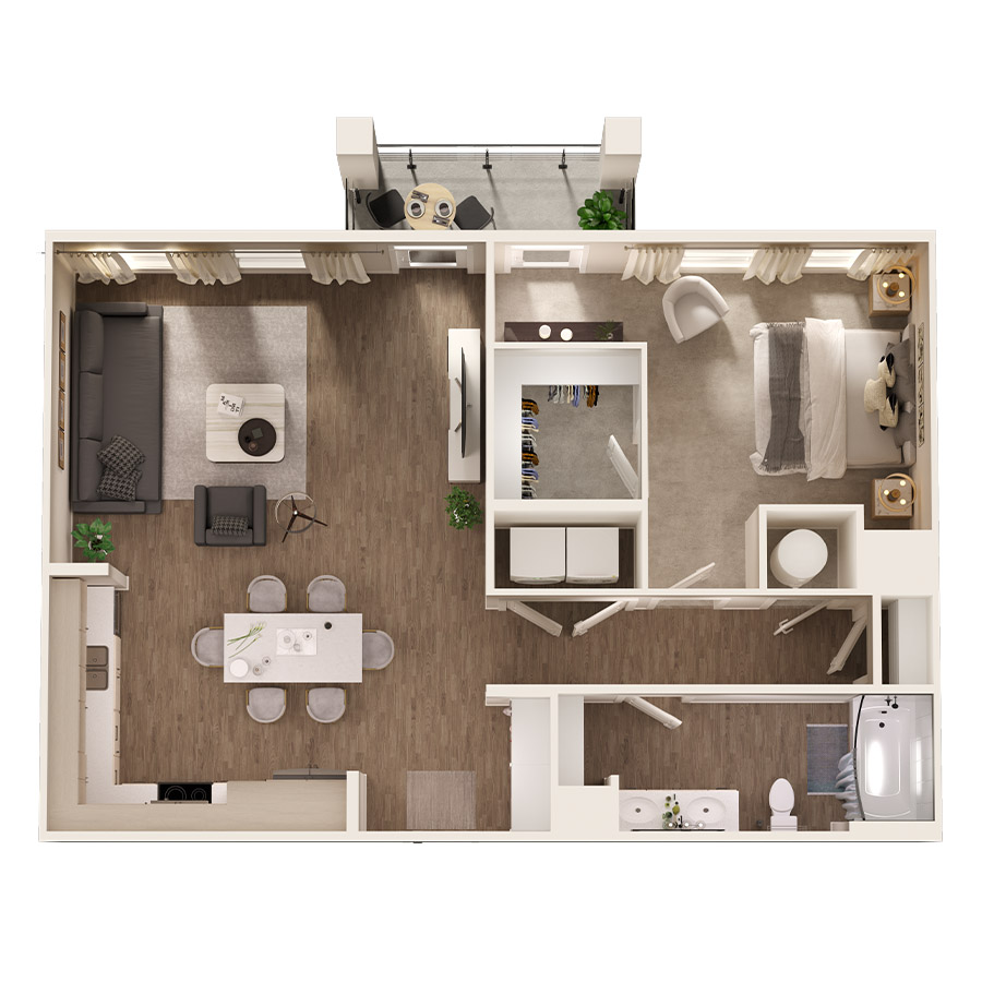 A6 floor plan