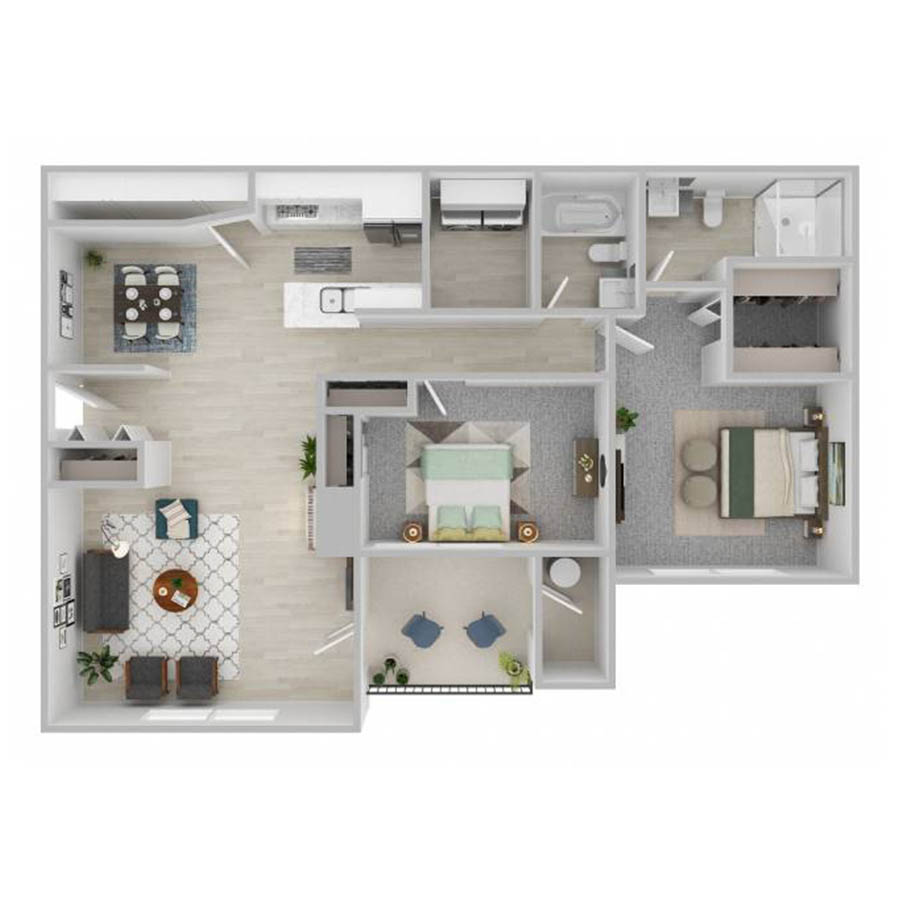 The Barton floor plan
