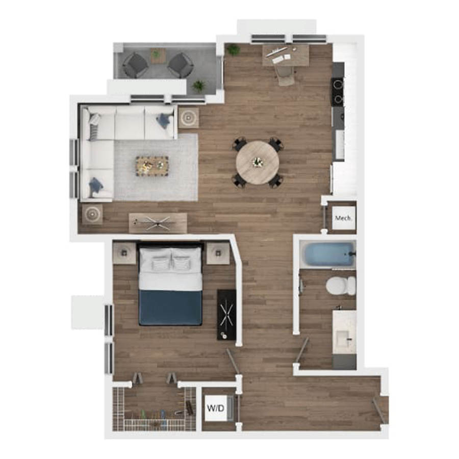 A2 floor plan