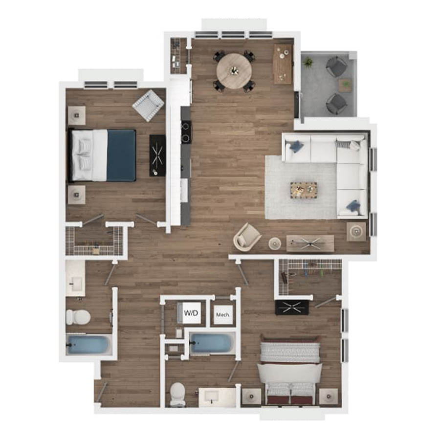 B2 floor plan