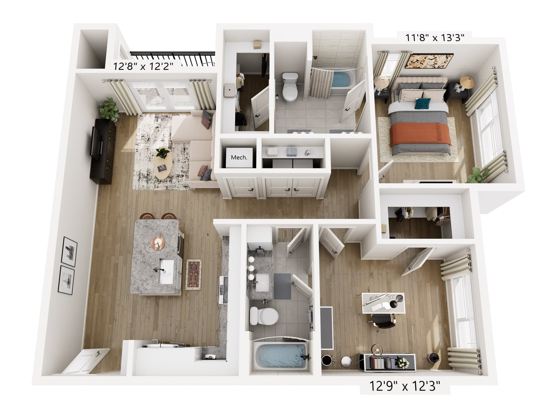 B2 floor plan