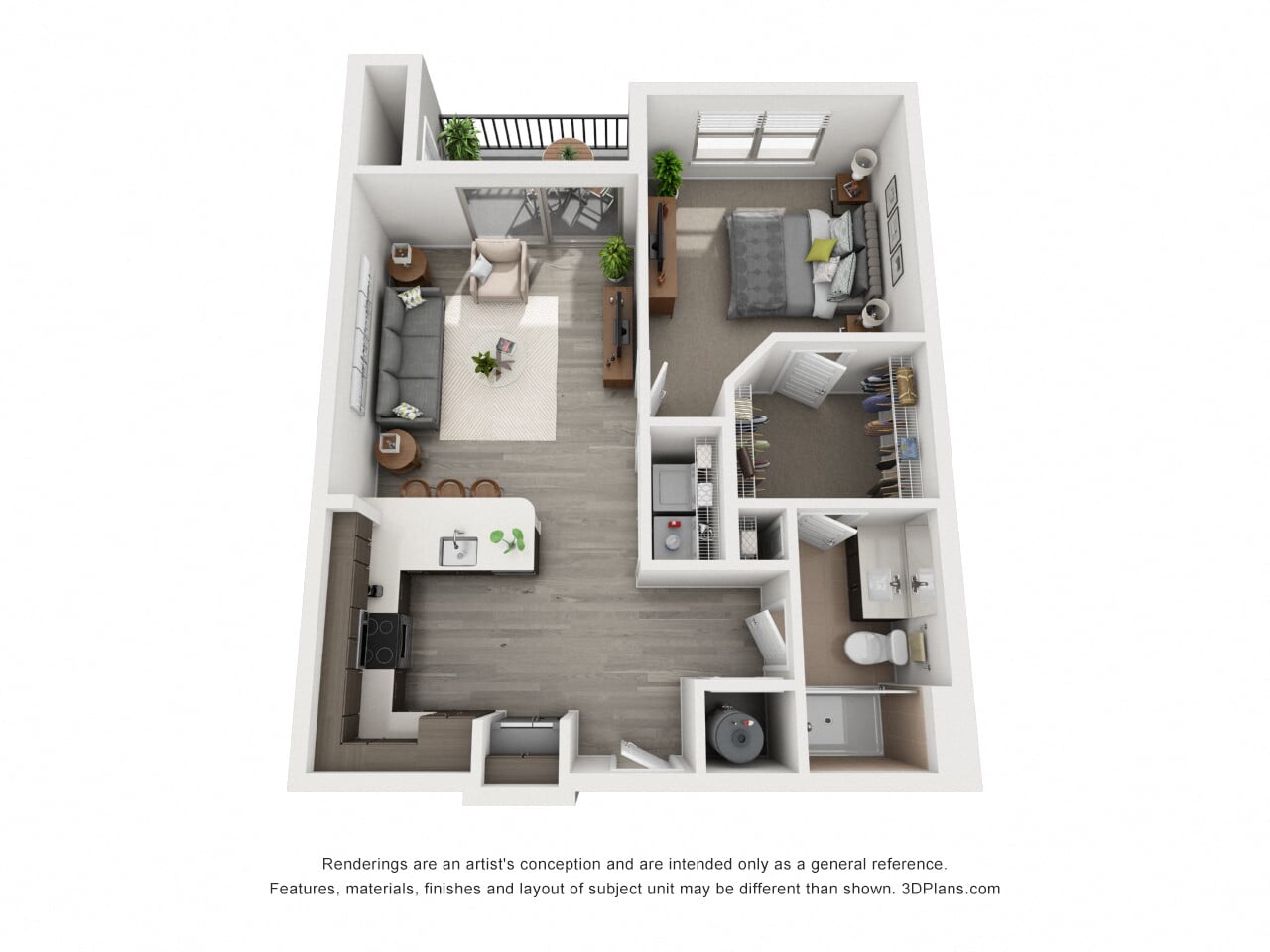 1G floor plan
