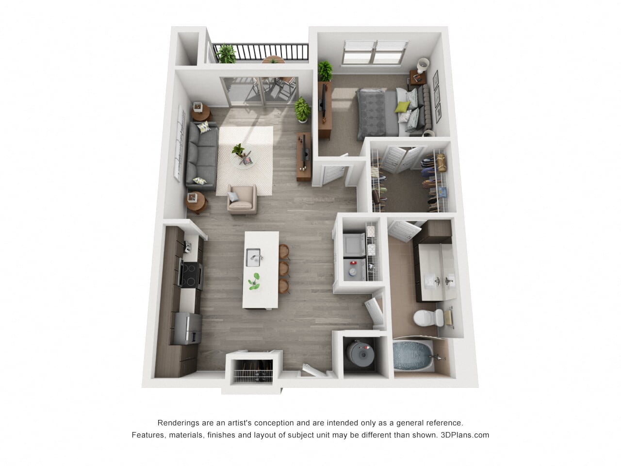 1C floor plan