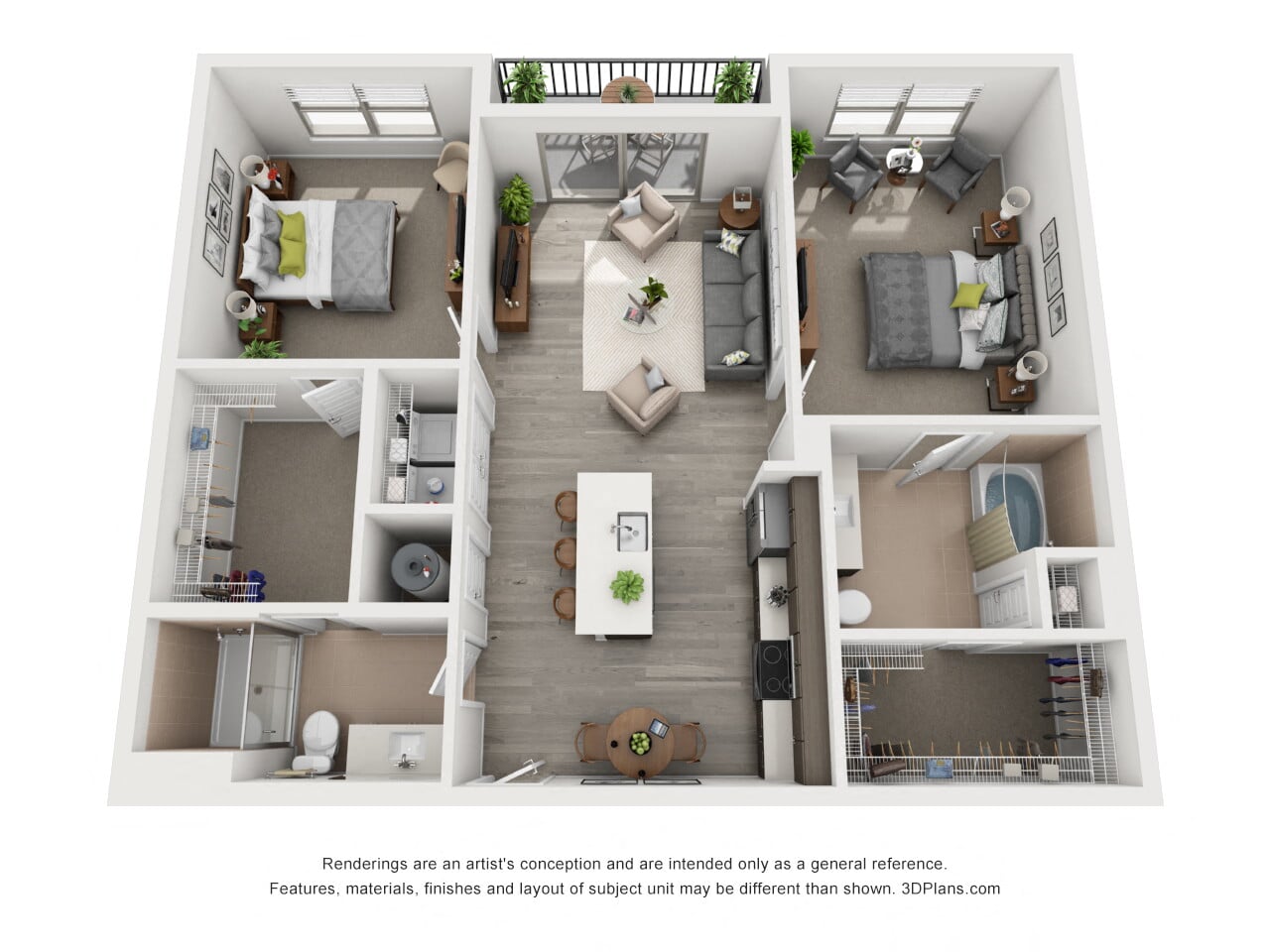 2C floor plan
