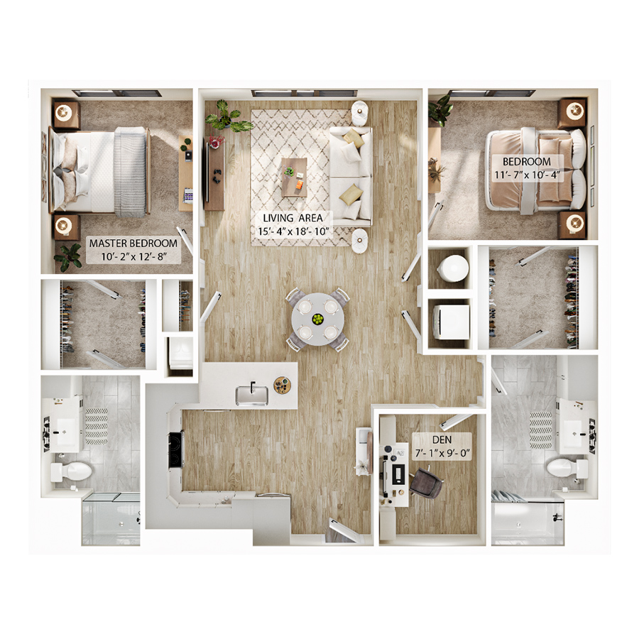 B1D floor plan