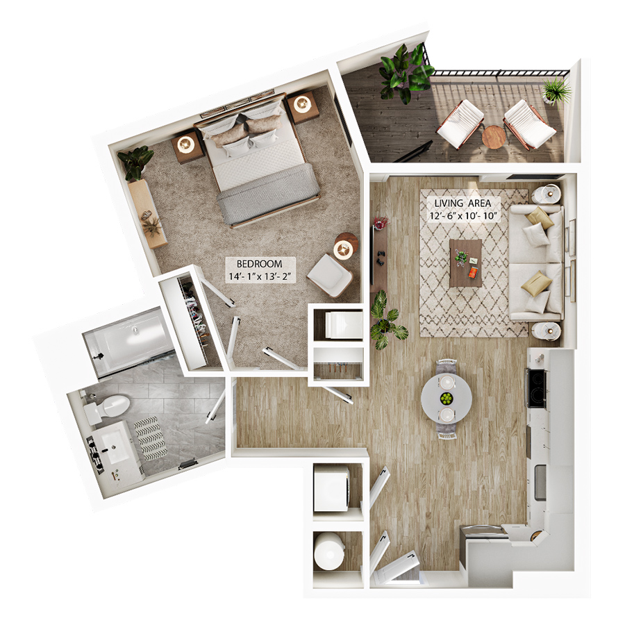 A2 floor plan