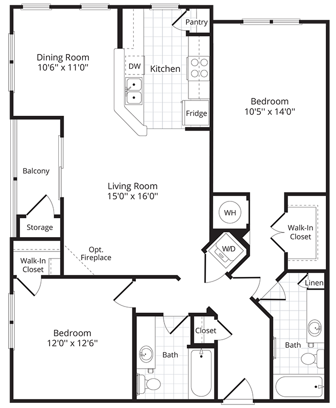 The Susquehanna floor plan