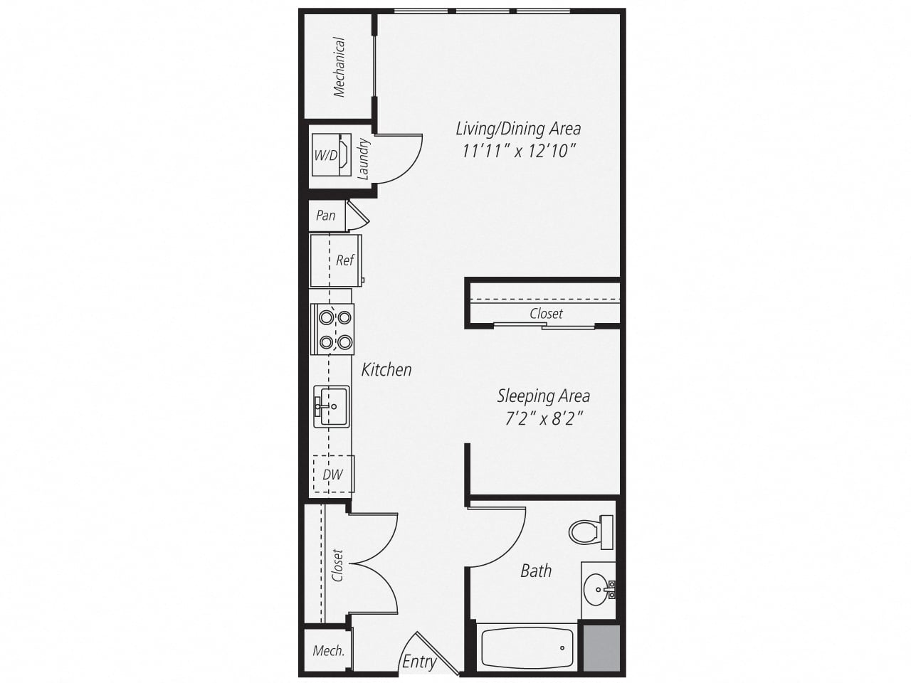 Studio-S3 floor plan