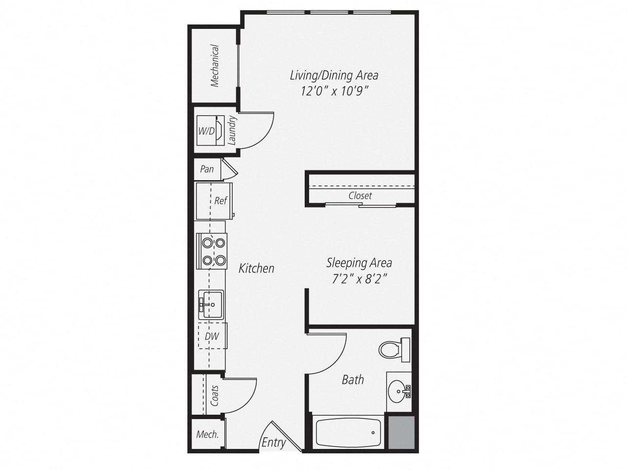 Studio-S1 floor plan