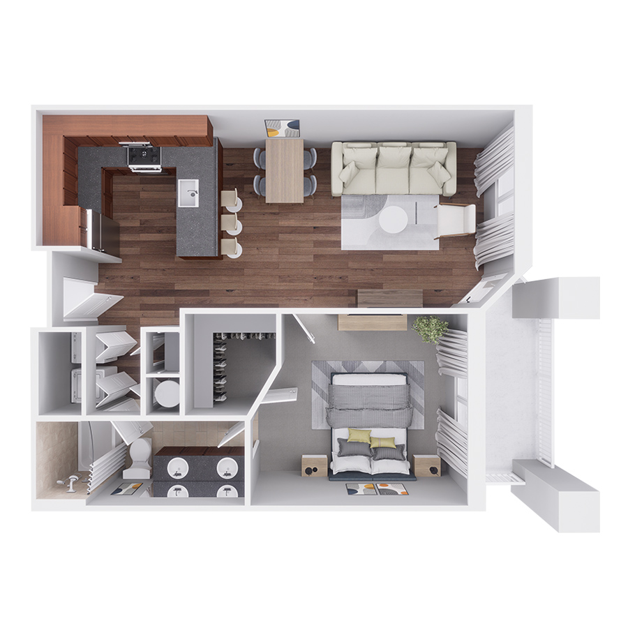 A2 floor plan