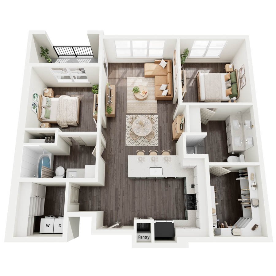 2B-2 floor plan