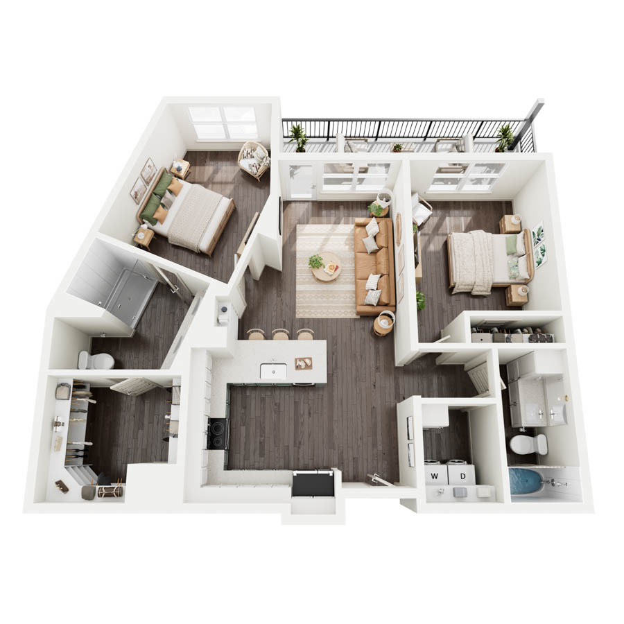 2N floor plan