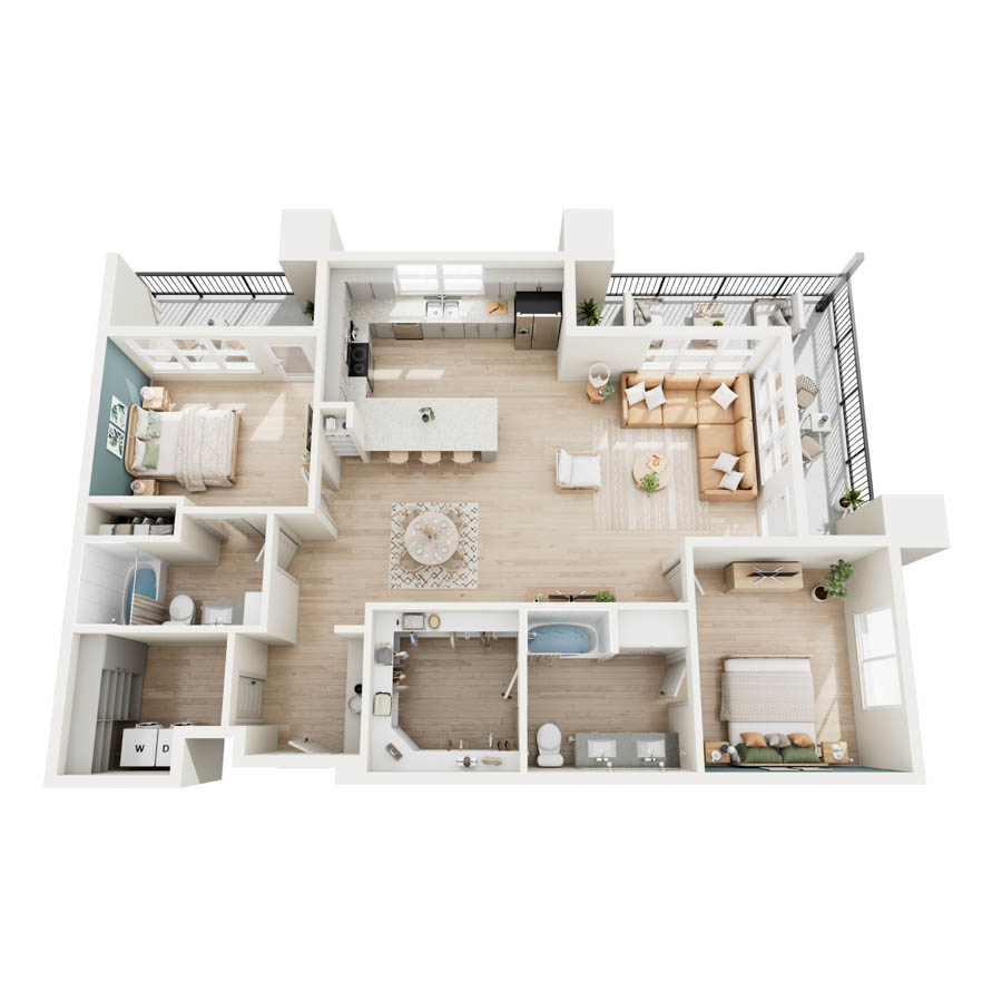 2D floor plan