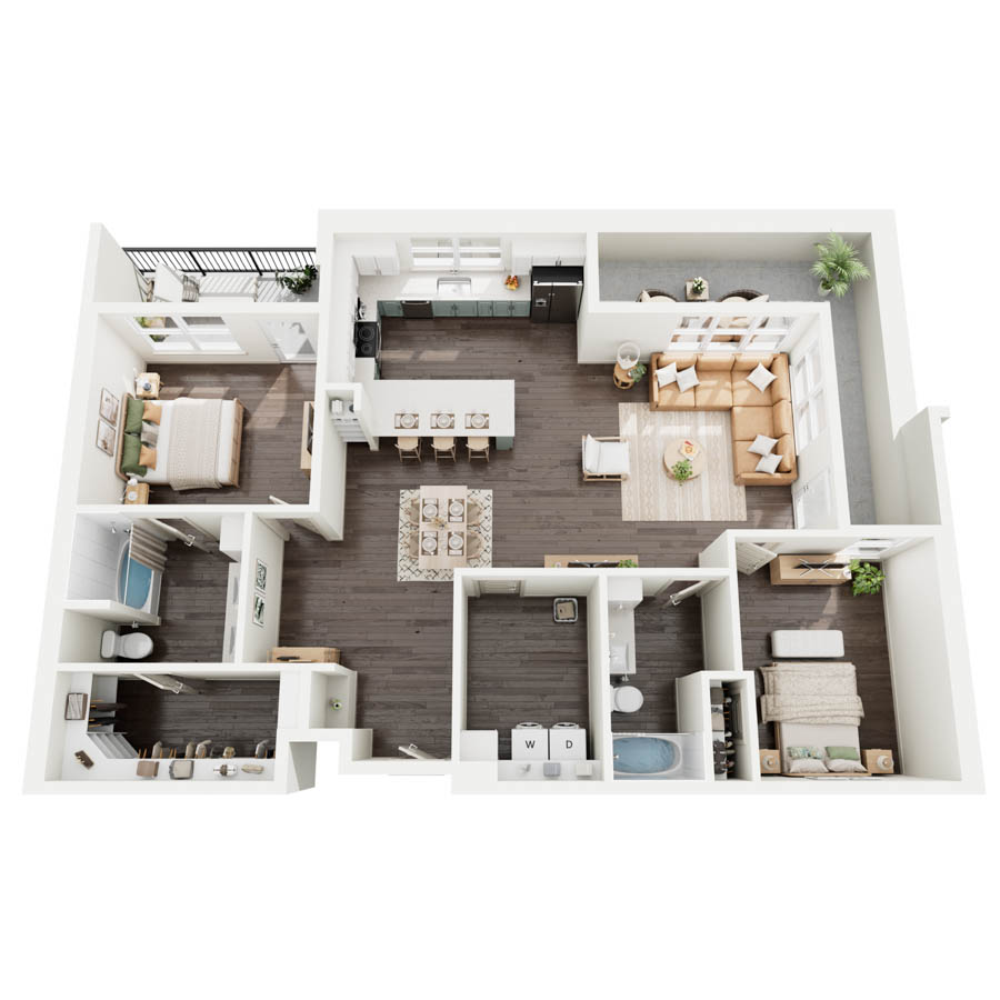 2D-2 floor plan