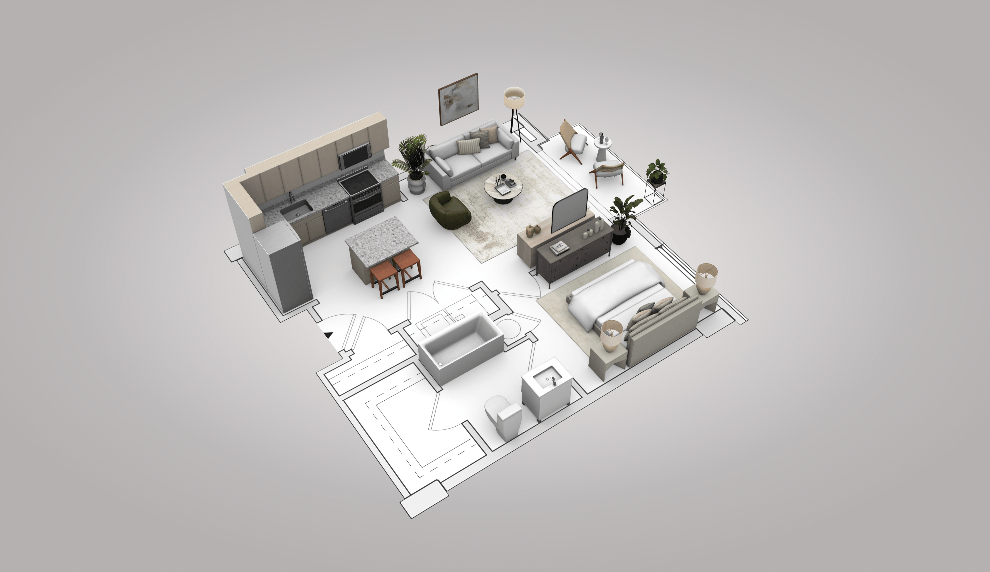 A1 floor plan