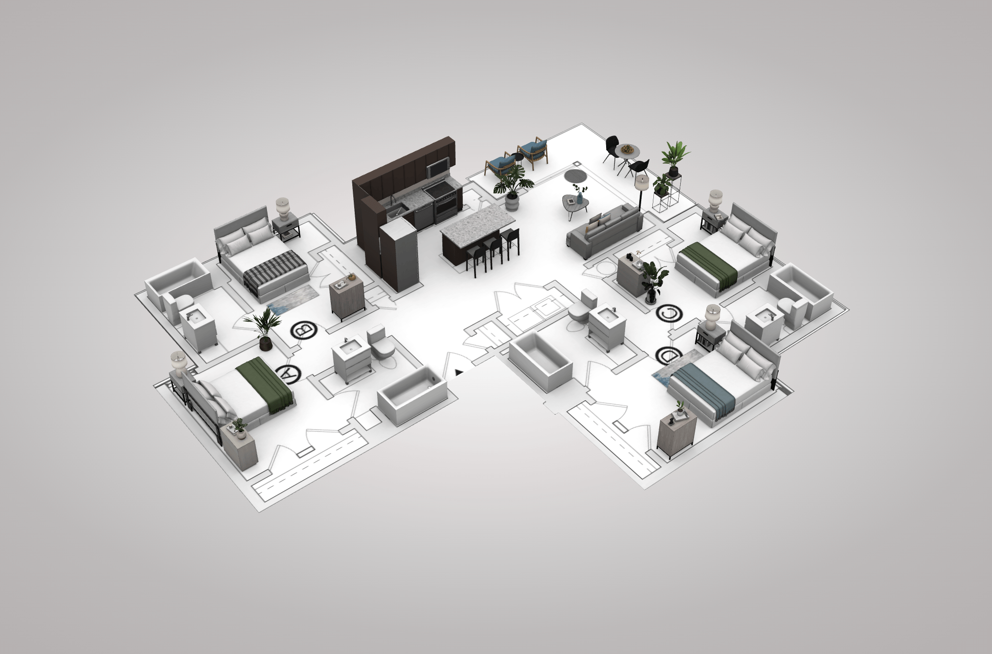Co-living 4B floor plan