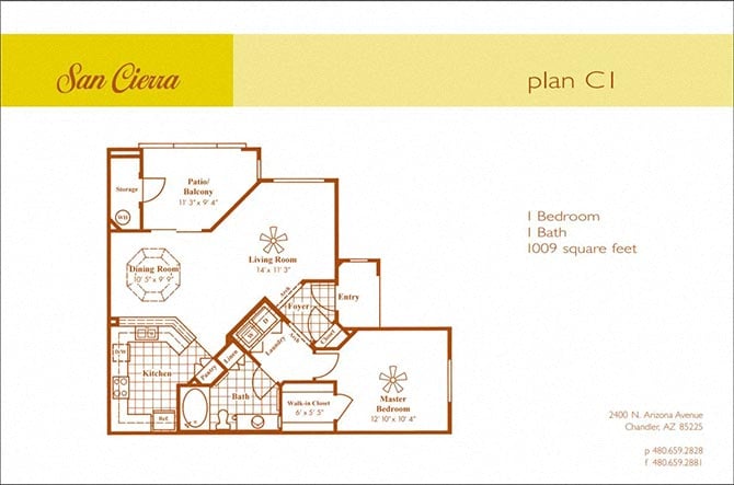 C-1 floor plan