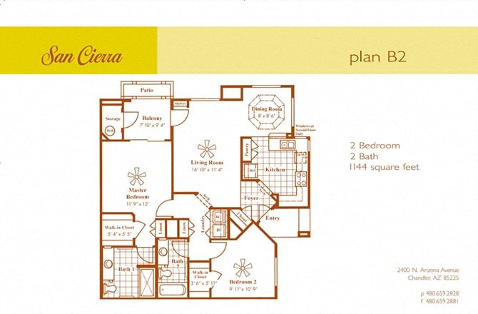 B-2 floor plan