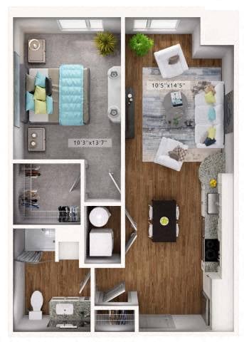 Compass floor plan