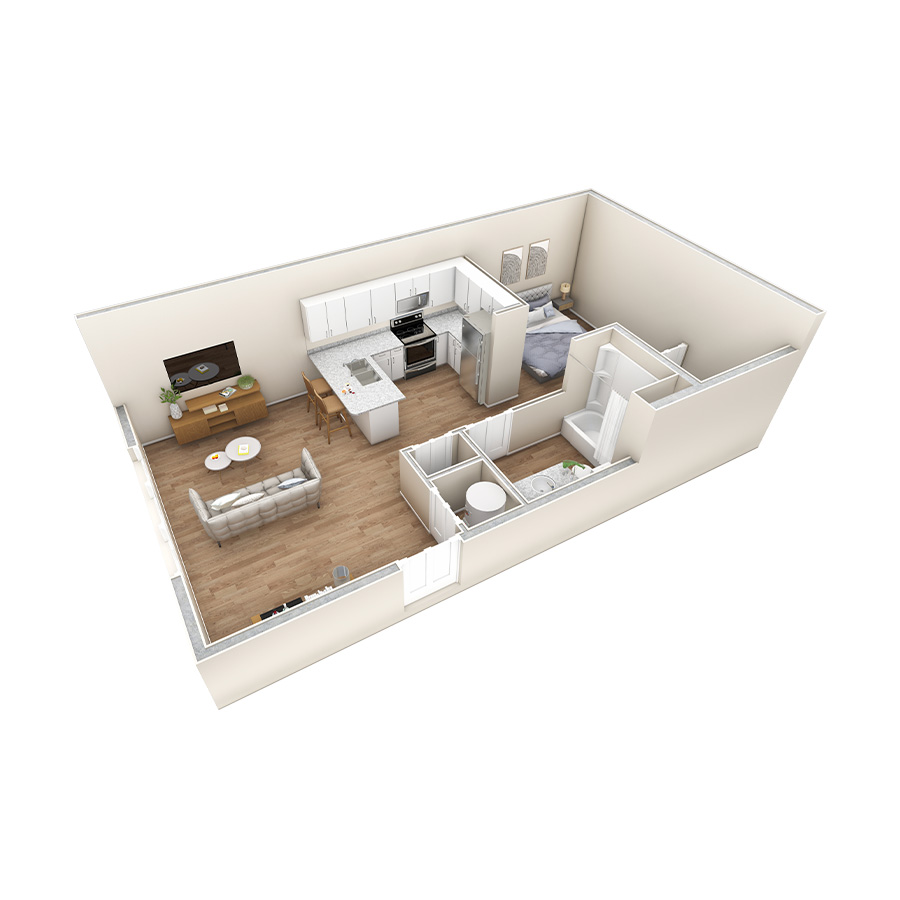 Studio Haven Overlook floor plan